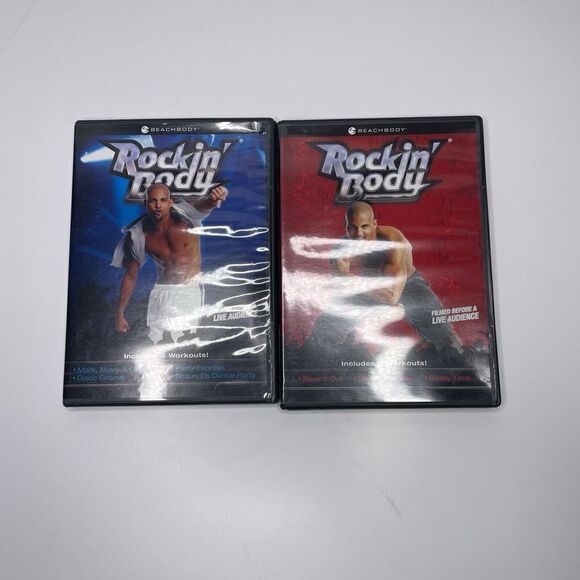 Rockin' Body Workouts By Beachbody 2 Dvd Set Bundle Lot Shaun T - Picture 5 of 5